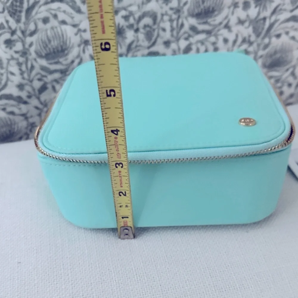 Stoney Clover Lane Aqua Cotton Candy Travel Cosmetic Case